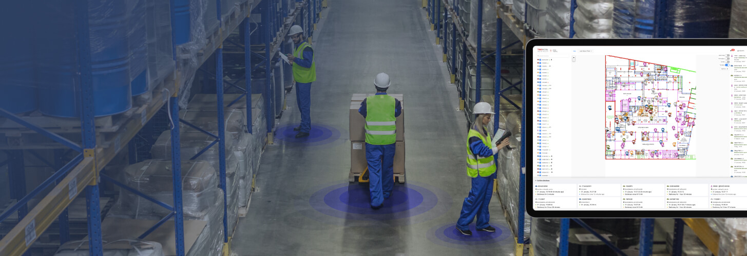 Improve the efficiency and safety of your employees with the RTLS system