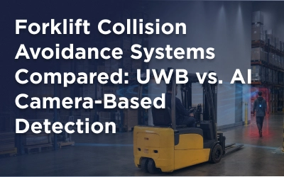 Forklift Collision Avoidance Systems Compared: UWB vs. Camera-Based Detection