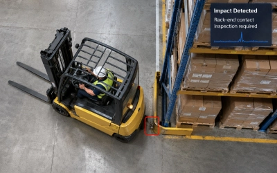 What Is a Forklift Impact Sensor and How Does It Help Track and Prevent Costly Incidents?