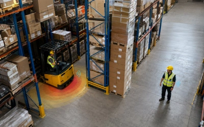 Forklift Blind Spot Detection: A 2026 Guide to UWB-Based Systems