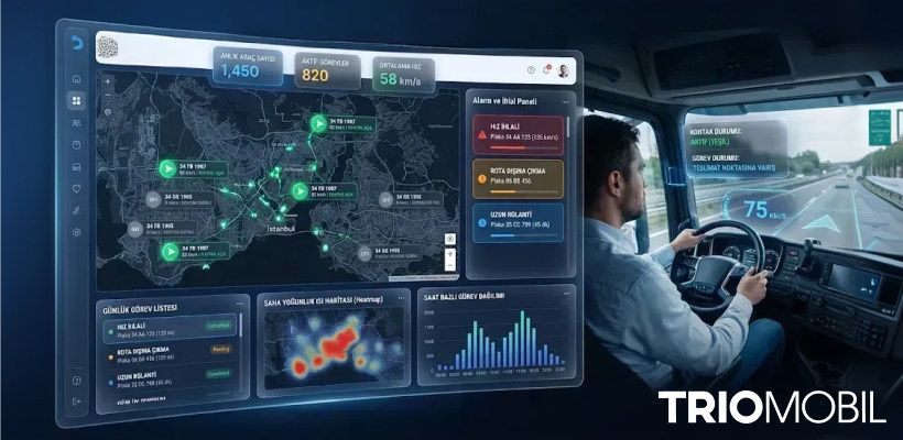 Araç Filolarında Kullanılan Temel Dashboard Türleri