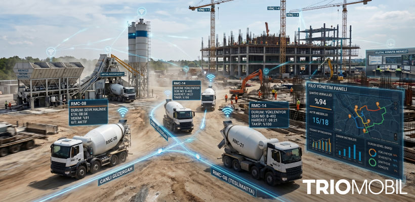Beton ve İnşaat Filolarında Operasyon Akışı Nasıl Yönetilir?