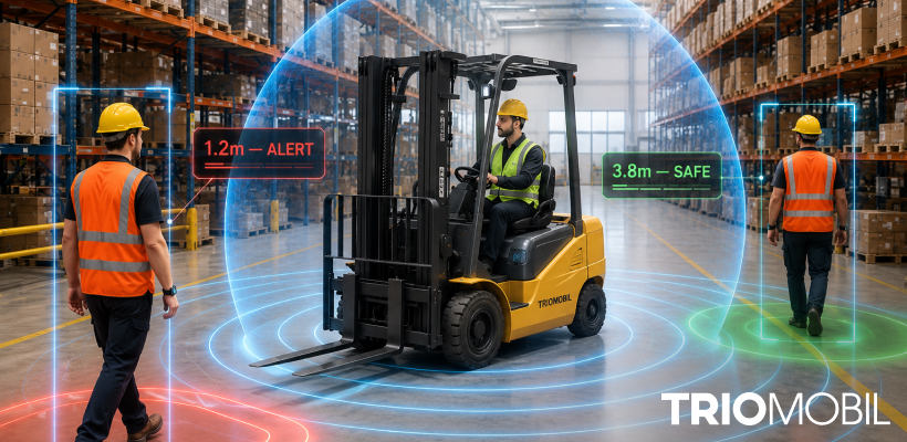 Forklift Proximity Sensors Improve Real-Time Operational Awareness