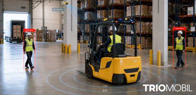 How Does a Forklift Monitoring System Work?