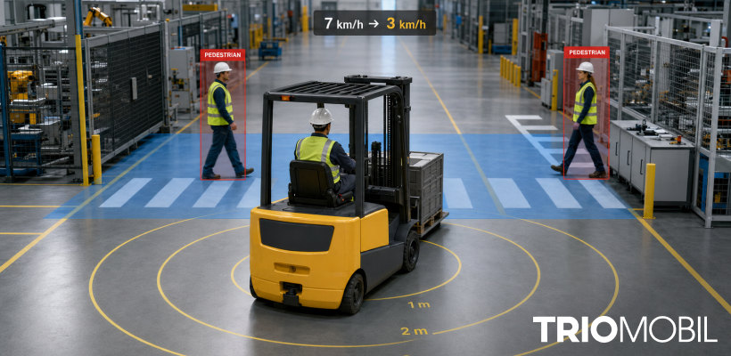 How Trio Mobil Supports Intelligent Forklift Speed Management