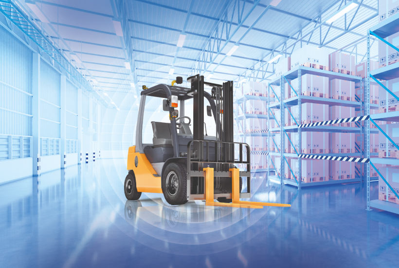 Trio Mobil’s Forklift Collision Avoidance Systems