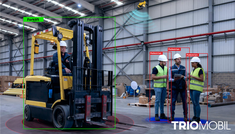 Trio Mobils Forklift Pedestrian Safety Systems