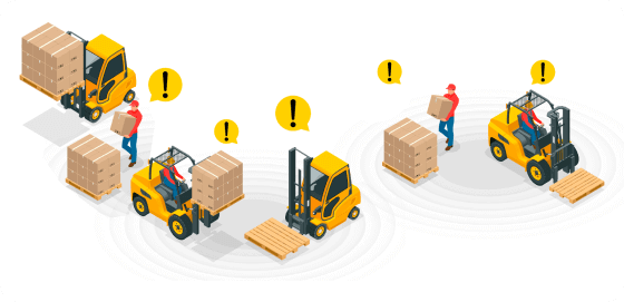 Ultimate Safety With the Forklift Collision Prevention System