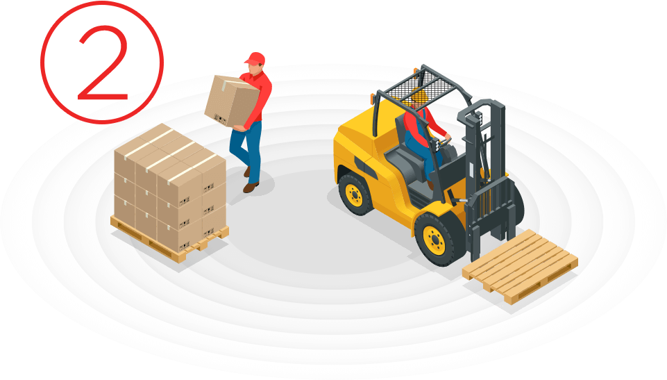 forklift pedestrian safety system